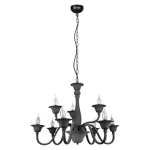 ELSA Antracyt 9xE14 Żyrandol Trio 112900942