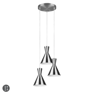 ENZO Nikiel mat 3xE27 Lampa wisząca RL R30783907