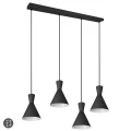Lampa wisząca ENZO Czarny mat 4xE27 RL R30784032 | 4017807503821 noxbox lampynox www.lampynox.pl