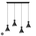 Lampa wisząca ENZO Czarny mat 4xE27 RL R30784032 | 4017807503821 noxbox lampynox www.lampynox.pl