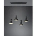 Lampa wisząca ENZO Czarny mat 4xE27 RL R30784032 | 4017807503821 noxbox lampynox www.lampynox.pl