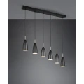 Lampa wisząca FARIN Czarny mat 6xE14 RL R30696032 | 4017807503265 noxbox lampynox www.lampynox.pl