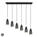 Lampa wisząca FARIN Czarny mat 6xE14 RL R30696032 | 4017807503265 noxbox lampynox www.lampynox.pl