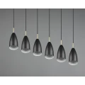 Lampa wisząca FARIN Czarny mat 6xE14 RL R30696032 | 4017807503265 noxbox lampynox www.lampynox.pl