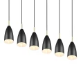 Lampa wisząca FARIN Czarny mat 6xE14 RL R30696032 | 4017807503265 noxbox lampynox www.lampynox.pl