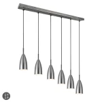 FARIN Nikiel mat 6xE14 Lampa wisząca RL R30696007