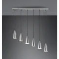 Lampa wisząca FARIN Nikiel mat 6xE14 RL R30696007 | 4017807503272 noxbox lampynox www.lampynox.pl