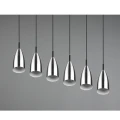 Lampa wisząca FARIN Nikiel mat 6xE14 RL R30696007 | 4017807503272 noxbox lampynox www.lampynox.pl