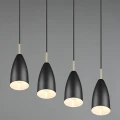 Lampa wisząca FARIN Czarny mat 4xE14 RL R30694032 | 4017807503258 noxbox lampynox www.lampynox.pl