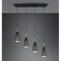 Lampa wisząca FARIN Czarny mat 4xE14 RL R30694032 | 4017807503258 noxbox lampynox www.lampynox.pl