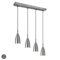 Lampa wisząca FARIN Nikiel mat 4xE14 RL R30694007 | 4017807503234 noxbox lampynox www.lampynox.pl