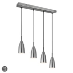 FARIN Nikiel mat 4xE14 Lampa wisząca RL R30694007