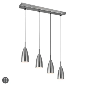 FARIN Nikiel mat 4xE14 Lampa wisząca RL R30694007