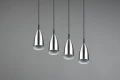 Lampa wisząca FARIN Nikiel mat 4xE14 RL R30694007 | 4017807503234 noxbox lampynox www.lampynox.pl