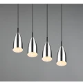 Lampa wisząca FARIN Nikiel mat 4xE14 RL R30694007 | 4017807503234 noxbox lampynox www.lampynox.pl