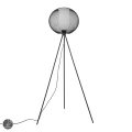Lampa podłogowa stojąca trójnóg FILO Czarny mat E27 Trio 413900132 | 4017807505092 noxbox lampynox www.lampynox.pl