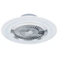 Lampa sufitowa z wentylatorem FLAGA Biały mat, LED 36W, Pilot, barwa światła zmienna ściemnialna RL R62743131 | 4017807495539 noxbox lampynox www.lampynox.pl