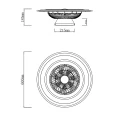 Lampa sufitowa z wentylatorem FLAGA Biały mat, LED 36W, Pilot, barwa światła zmienna ściemnialna RL R62743131 | 4017807495539 noxbox lampynox www.lampynox.pl