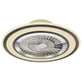 Lampa sufitowa ściemnialna z wentylatorem FLAGA Czarny mat, LED 36W, Pilot, barwa światła zmienna RL R62743132 | 4017807495546 noxbox lampynox www.lampynox.pl