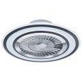 Lampa sufitowa ściemnialna z wentylatorem FLAGA Czarny mat, LED 36W, Pilot, barwa światła zmienna RL R62743132 | 4017807495546 noxbox lampynox www.lampynox.pl