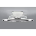 Lampa sufitowa ściemnialna z wentylatorem FLAGA Czarny mat, LED 36W, Pilot, barwa światła zmienna RL R62743132 | 4017807495546 noxbox lampynox www.lampynox.pl