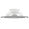 Lampa sufitowa ściemnialna z wentylatorem FLAGA Czarny mat, LED 36W, Pilot, barwa światła zmienna RL R62743132 | 4017807495546 noxbox lampynox www.lampynox.pl