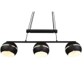 Lampa wisząca FLETCHER Czarny mat 3xE14 Trio 313300332 | 4017807503630 noxbox lampynox www.lampynox.pl