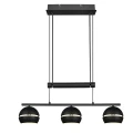 Lampa wisząca FLETCHER Czarny mat 3xE14 Trio 313300332 | 4017807503630 noxbox lampynox www.lampynox.pl