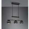 Lampa wisząca FLETCHER Czarny mat 3xE14 Trio 313300332 | 4017807503630 noxbox lampynox www.lampynox.pl