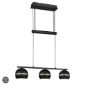 Lampa wisząca FLETCHER Czarny mat 3xE14 Trio 313300332 | 4017807503630 noxbox lampynox www.lampynox.pl