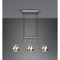 Lampa wisząca FLETCHER Nikiel mat 3xE14 Trio 313300307 | 4017807503647 noxbox lampynox www.lampynox.pl