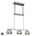 Lampa wisząca FLETCHER Nikiel mat 3xE14 Trio 313300307 | 4017807503647 noxbox lampynox www.lampynox.pl