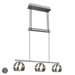 FLETCHER Nikiel mat 3xE14 Lampa wisząca Trio 313300307