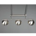 Lampa wisząca FLETCHER Nikiel mat 3xE14 Trio 313300307 | 4017807503647 noxbox lampynox www.lampynox.pl