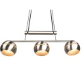 Lampa wisząca FLETCHER Nikiel mat 3xE14 Trio 313300307 | 4017807503647 noxbox lampynox www.lampynox.pl