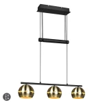 FLETCHER Mosiądz mat 3xE14 Lampa wisząca Trio 313300308