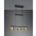 Lampa wisząca FLETCHER Mosiądz mat 3xE14 Trio 313300308 | 4017807503678 noxbox lampynox www.lampynox.pl