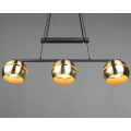 Lampa wisząca FLETCHER Mosiądz mat 3xE14 Trio 313300308 | 4017807503678 noxbox lampynox www.lampynox.pl