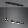 Lampa wisząca FLETCHER Czarny mat 4xE14 Trio 313300432 | 4017807503692 noxbox lampynox www.lampynox.pl