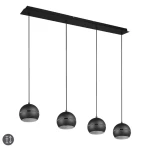 FLETCHER Czarny mat 4xE14 Lampa wisząca Trio 313300432