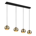 Lampa wisząca FLETCHER Mosiądz mat 4xE14 Trio 313300408 | 4017807503739 noxbox lampynox www.lampynox.pl