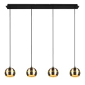 Lampa wisząca FLETCHER Mosiądz mat 4xE14 Trio 313300408 | 4017807503739 noxbox lampynox www.lampynox.pl