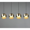 Lampa wisząca FLETCHER Mosiądz mat 4xE14 Trio 313300408 | 4017807503739 noxbox lampynox www.lampynox.pl