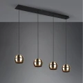 Lampa wisząca FLETCHER Mosiądz mat 4xE14 Trio 313300408 | 4017807503739 noxbox lampynox www.lampynox.pl