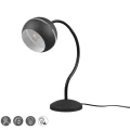 Lampka stołowa FLETCHER Czarny mat E14 ściemnialna Trio 593300132 | 4017807507362 noxbox lampynox www.lampynox.pl