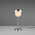 Lampka stołowa FLETCHER Nikiel mat E14 ściemnialna Trio 593300107 | 4017807507379 noxbox lampynox www.lampynox.pl