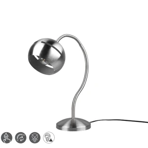 FLETCHER Nikiel mat E14 ściemnialna Lampka stołowa Trio 593300107