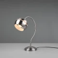 Lampka stołowa FLETCHER Nikiel mat E14 ściemnialna Trio 593300107 | 4017807507379 noxbox lampynox www.lampynox.pl