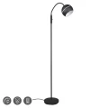Lampka podłogowa stojąca FLETCHER Czarny mat E14 Trio 413300132 | 4017807507409 noxbox lampynox www.lampynox.pl