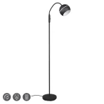 FLETCHER Czarny mat E14 Lampa podłogowa stojąca Trio 413300132